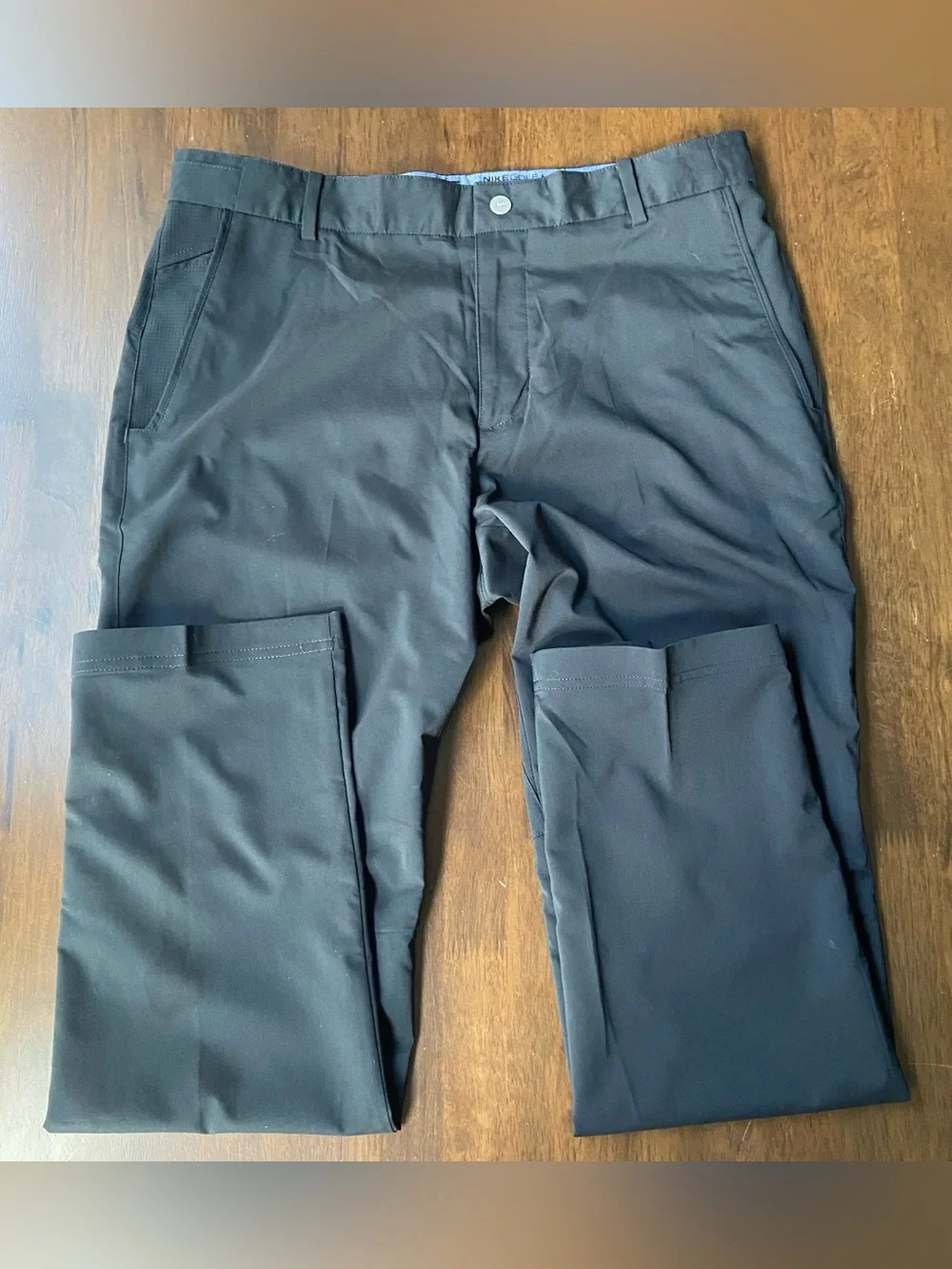 Nike Golf Modern Fit Dri-FIT Mens 32x30 Black Pants Flat Front Lightweight